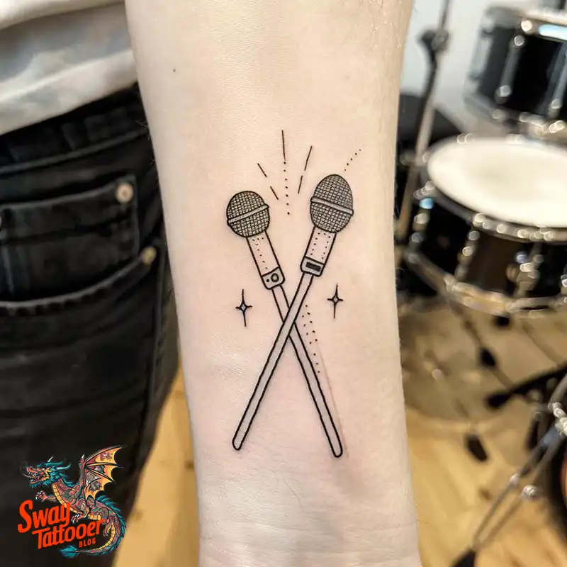 Drummer tattoo