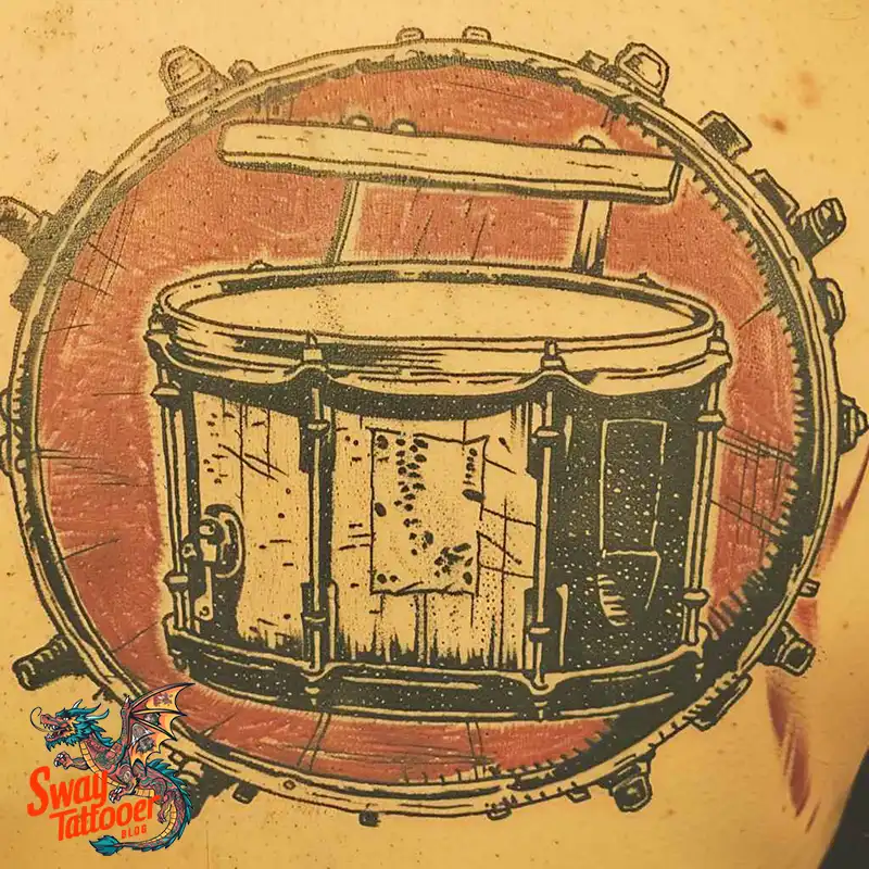 Drummer tattoo