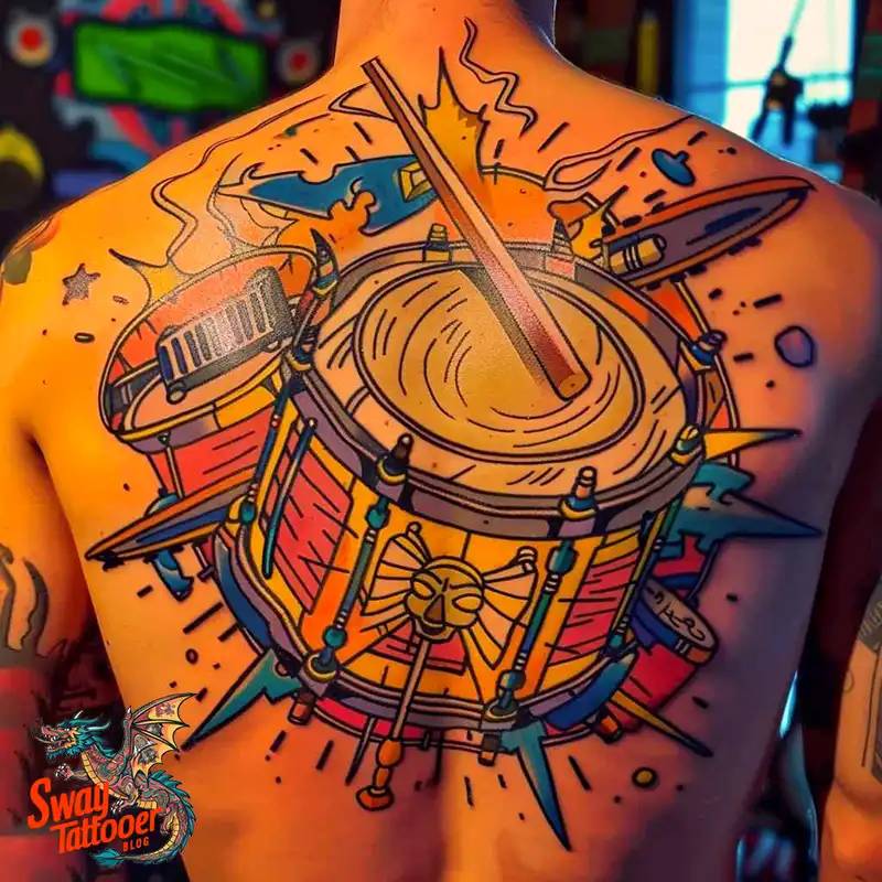 Drummer tattoo