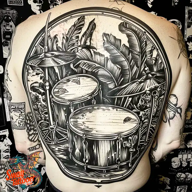 Drummer tattoo