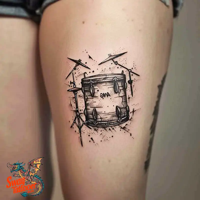 Drummer tattoo