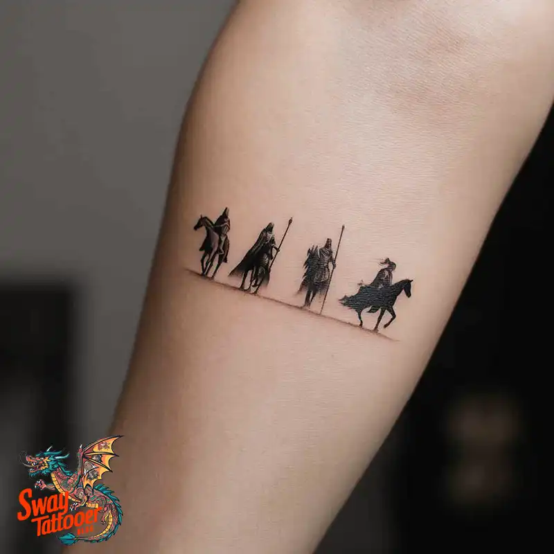 75 Four Horsemen Tattoos: Symbolism, Design Ideas & Meaning 73 four horsemen tattoo