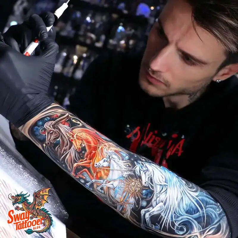 75 Four Horsemen Tattoos: Symbolism, Design Ideas & Meaning 57 four horsemen tattoo