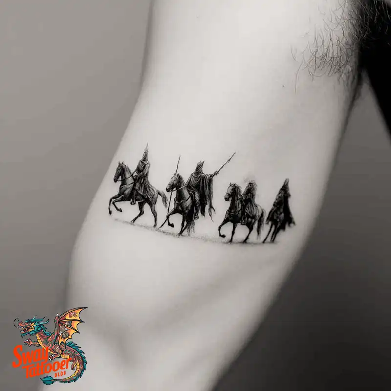 75 Four Horsemen Tattoos: Symbolism, Design Ideas & Meaning 71 four horsemen tattoo