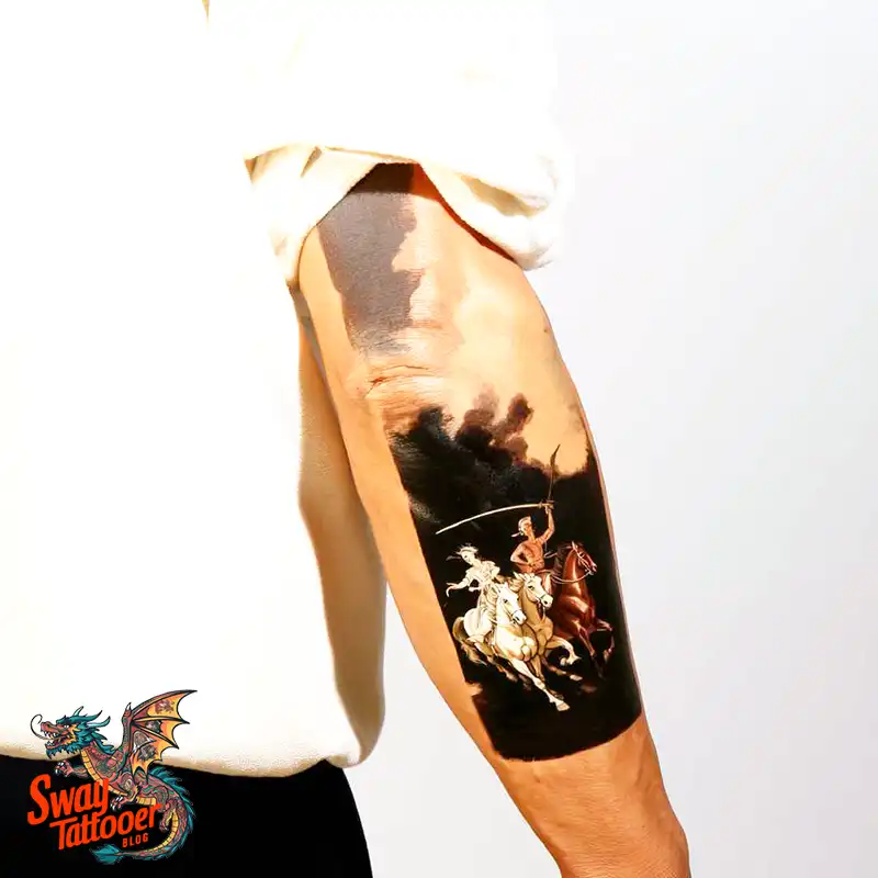 75 Four Horsemen Tattoos: Symbolism, Design Ideas & Meaning 55 four horsemen tattoo