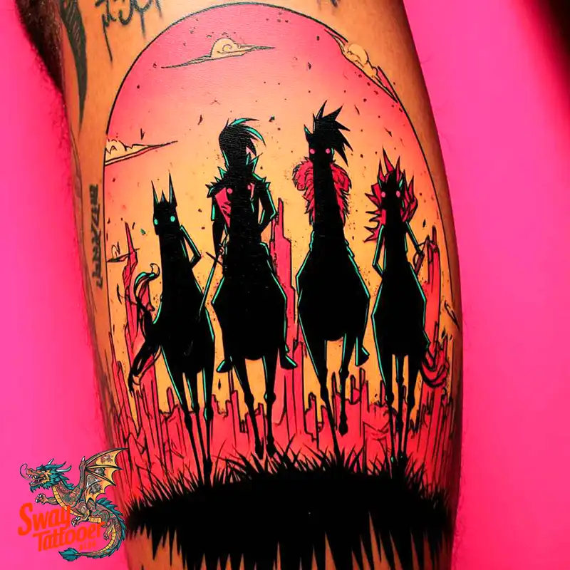 75 Four Horsemen Tattoos: Symbolism, Design Ideas & Meaning 43 four horsemen tattoo
