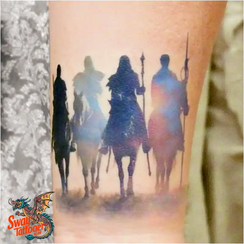 75 Four Horsemen Tattoos: Symbolism, Design Ideas & Meaning 46 four horsemen tattoo