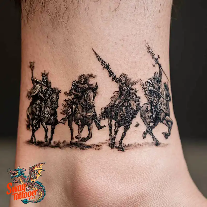 75 Four Horsemen Tattoos: Symbolism, Design Ideas & Meaning 41 four horsemen tattoo