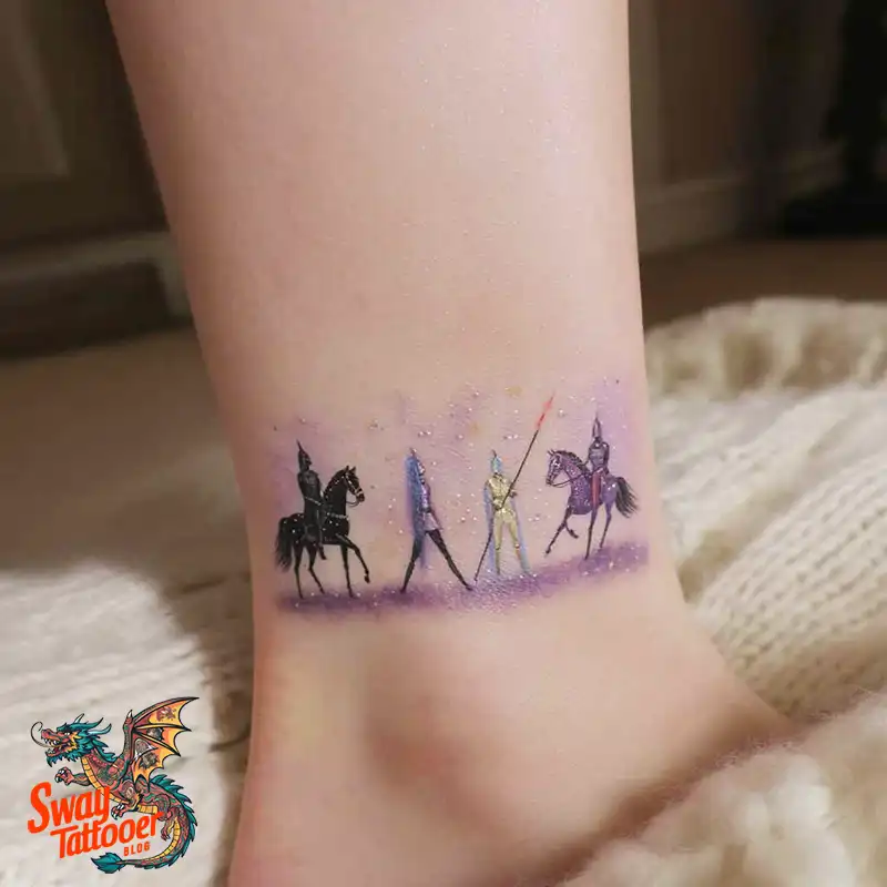 75 Four Horsemen Tattoos: Symbolism, Design Ideas & Meaning 40 four horsemen tattoo