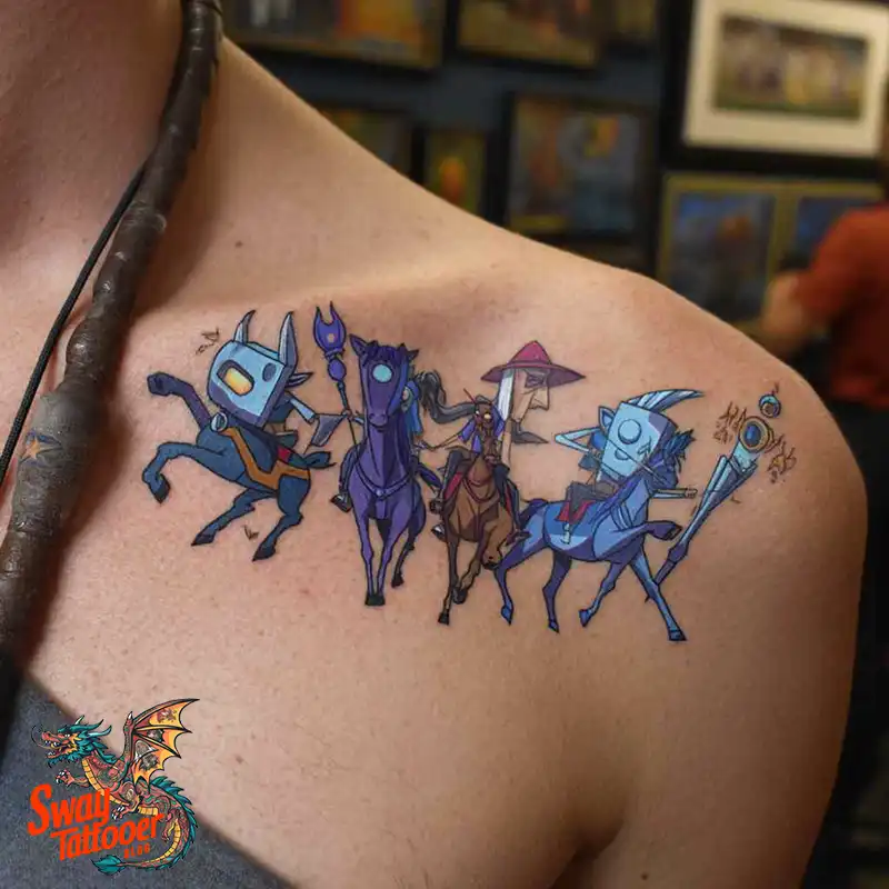 75 Four Horsemen Tattoos: Symbolism, Design Ideas & Meaning 33 four horsemen tattoo