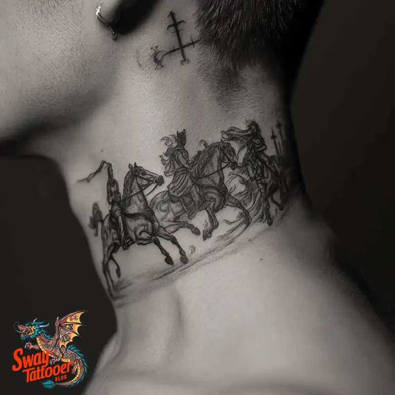 75 Four Horsemen Tattoos: Symbolism, Design Ideas & Meaning 25 four horsemen tattoo
