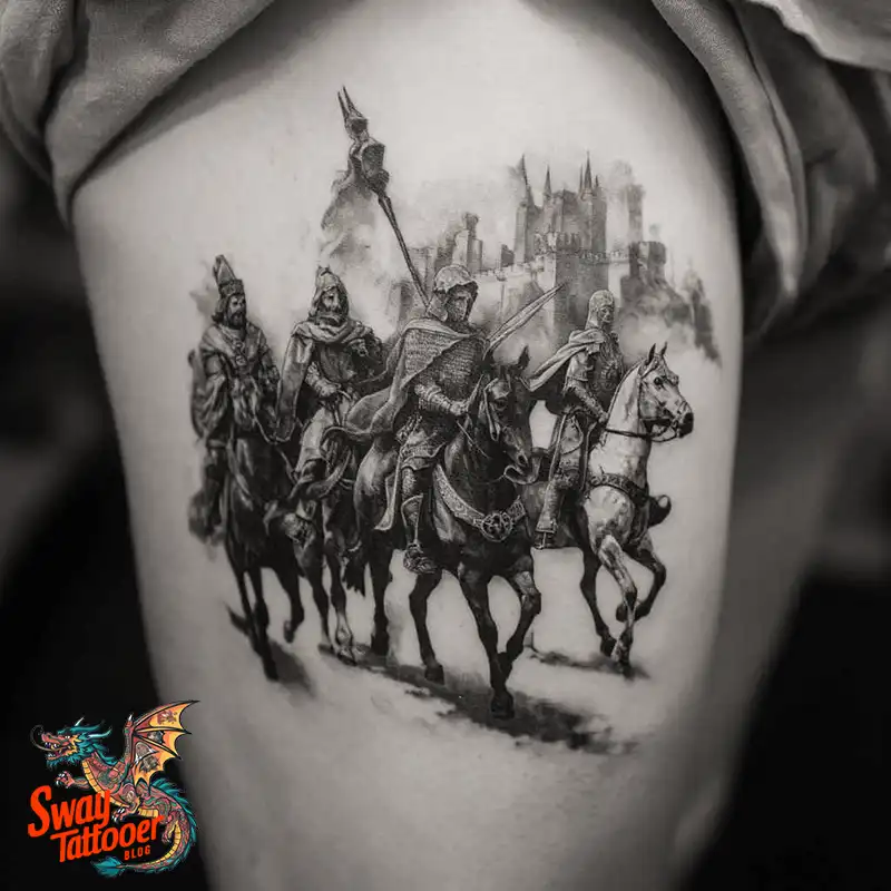 75 Four Horsemen Tattoos: Symbolism, Design Ideas & Meaning 17 four horsemen tattoo