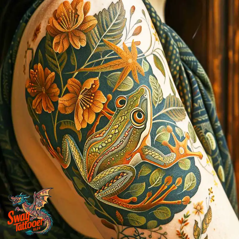 150 Best Frog Tattoo Ideas: Unique Designs for You 110 frog33