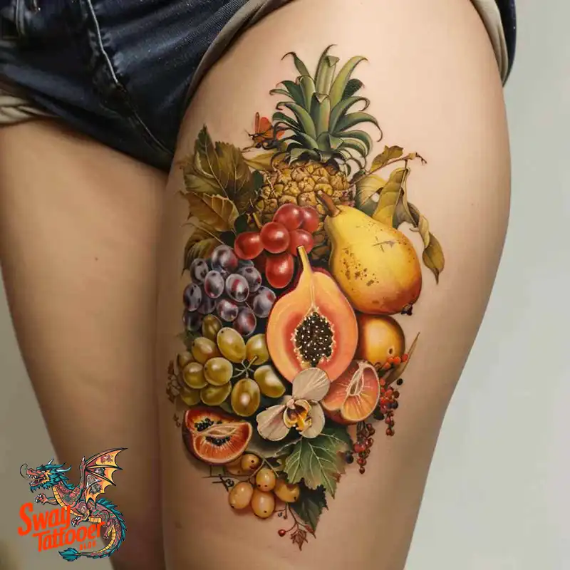 100 Fruit Tattoo Designs: Symbolism, Designs & Tips 106 Fruit tattoo