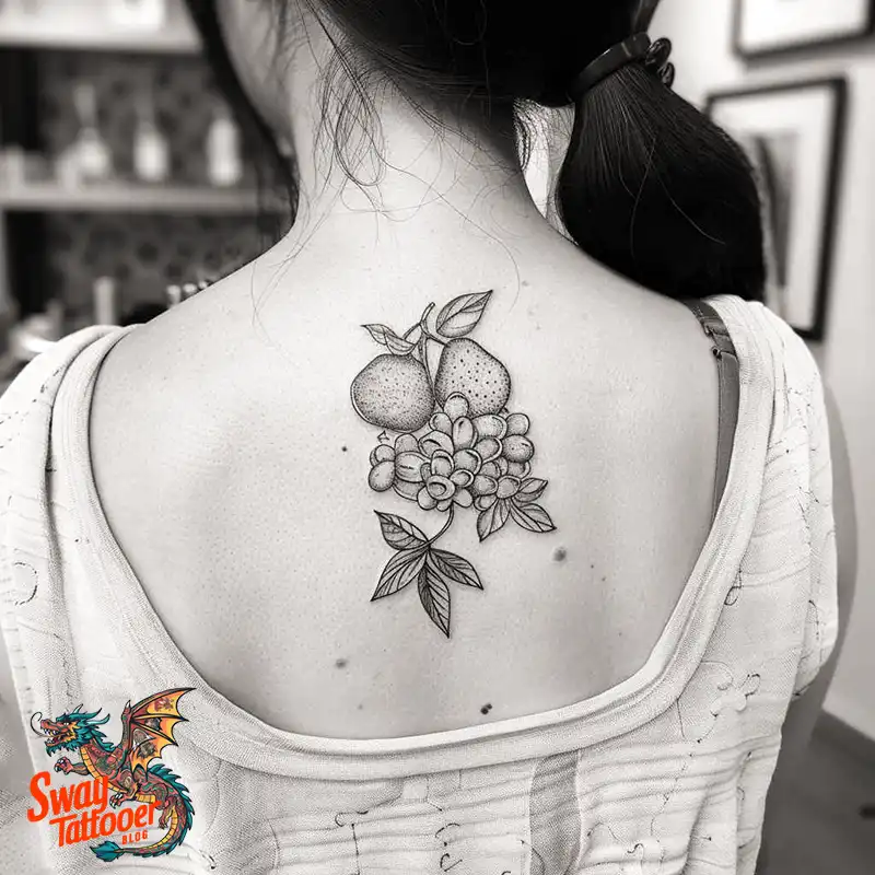 100 Fruit Tattoo Designs: Symbolism, Designs & Tips 14 Mixed fruit tattoo