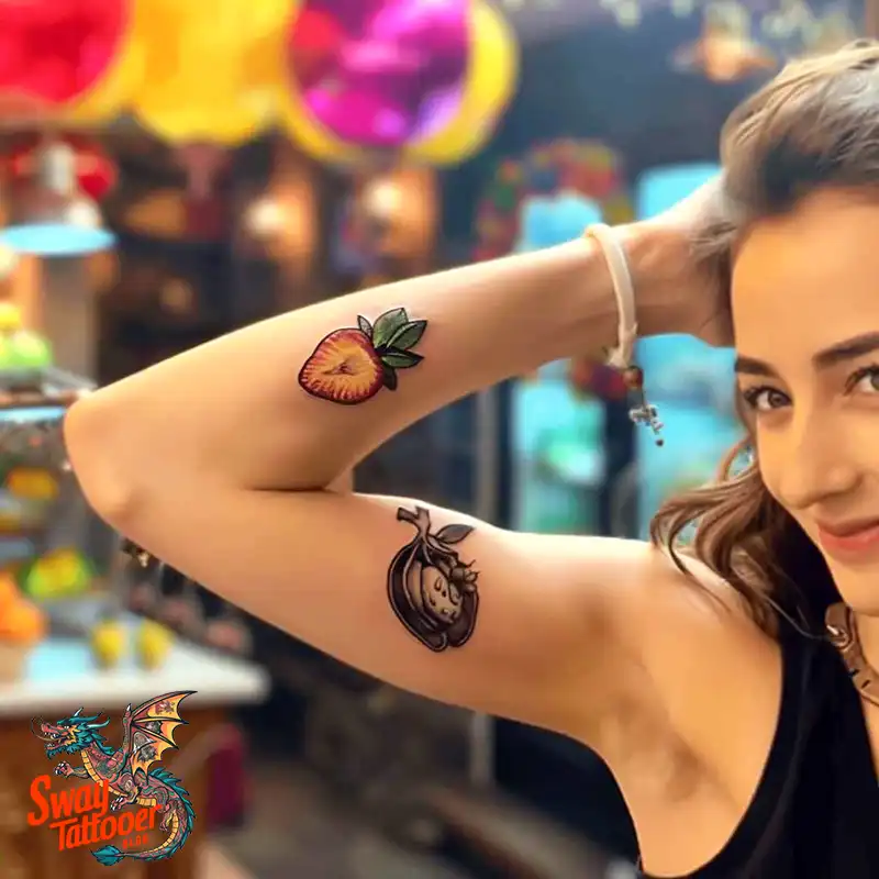 100 Fruit Tattoo Designs: Symbolism, Designs & Tips 11 Mixed fruit tattoo