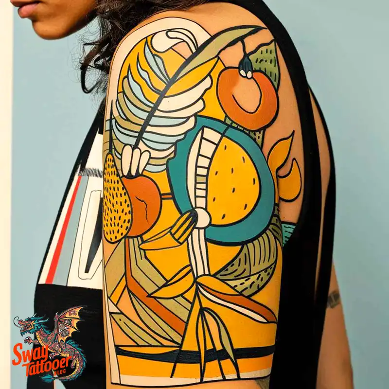 100 Fruit Tattoo Designs: Symbolism, Designs & Tips 6 Mixed fruit tattoo