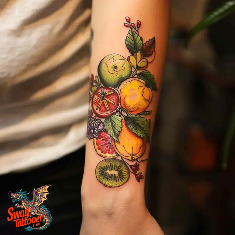100 Fruit Tattoo Designs: Symbolism, Designs & Tips 102 Fruit tattoo