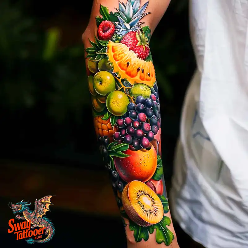 100 Fruit Tattoo Designs: Symbolism, Designs & Tips 100 Fruit tattoo
