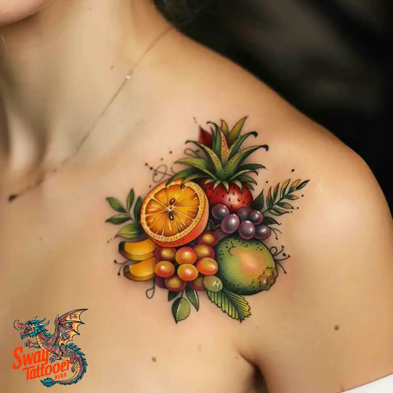 100 Fruit Tattoo Designs: Symbolism, Designs & Tips 114 Fruit tattoo