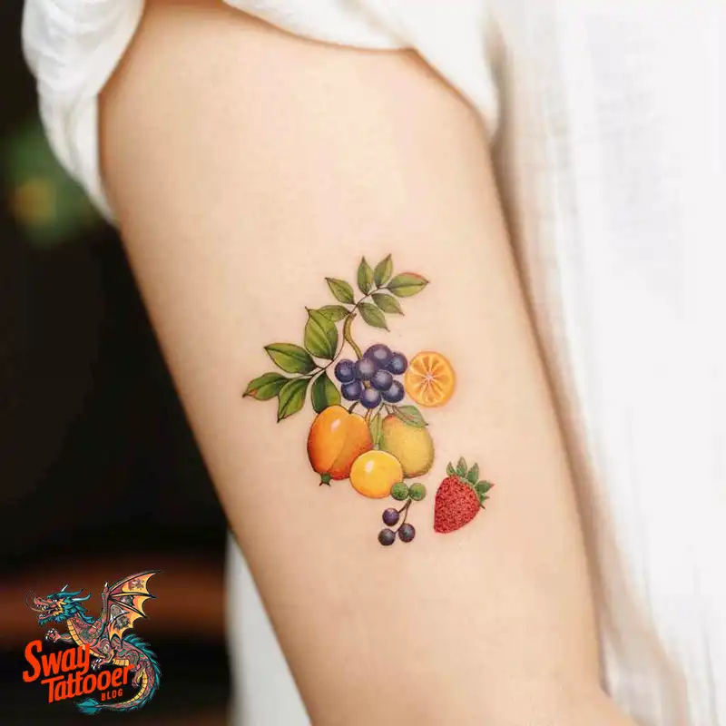 100 Fruit Tattoo Designs: Symbolism, Designs & Tips 93 Fruit tattoo