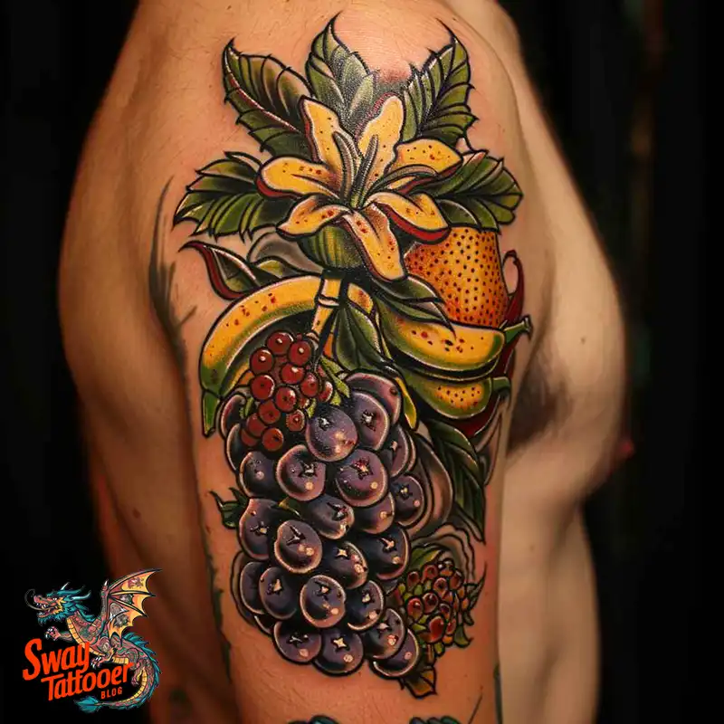 100 Fruit Tattoo Designs: Symbolism, Designs & Tips 89 Fruit tattoo