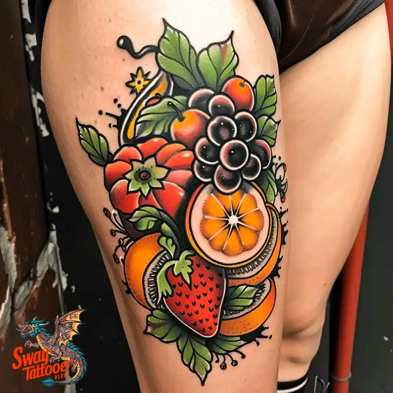 100 Fruit Tattoo Designs: Symbolism, Designs & Tips 88 Fruit tattoo