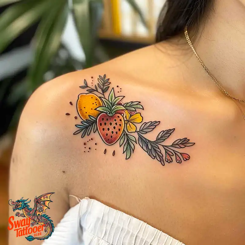 100 Fruit Tattoo Designs: Symbolism, Designs & Tips 113 Fruit tattoo