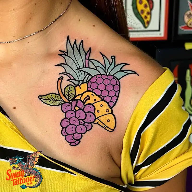 100 Fruit Tattoo Designs: Symbolism, Designs & Tips 72 Fruit tattoo