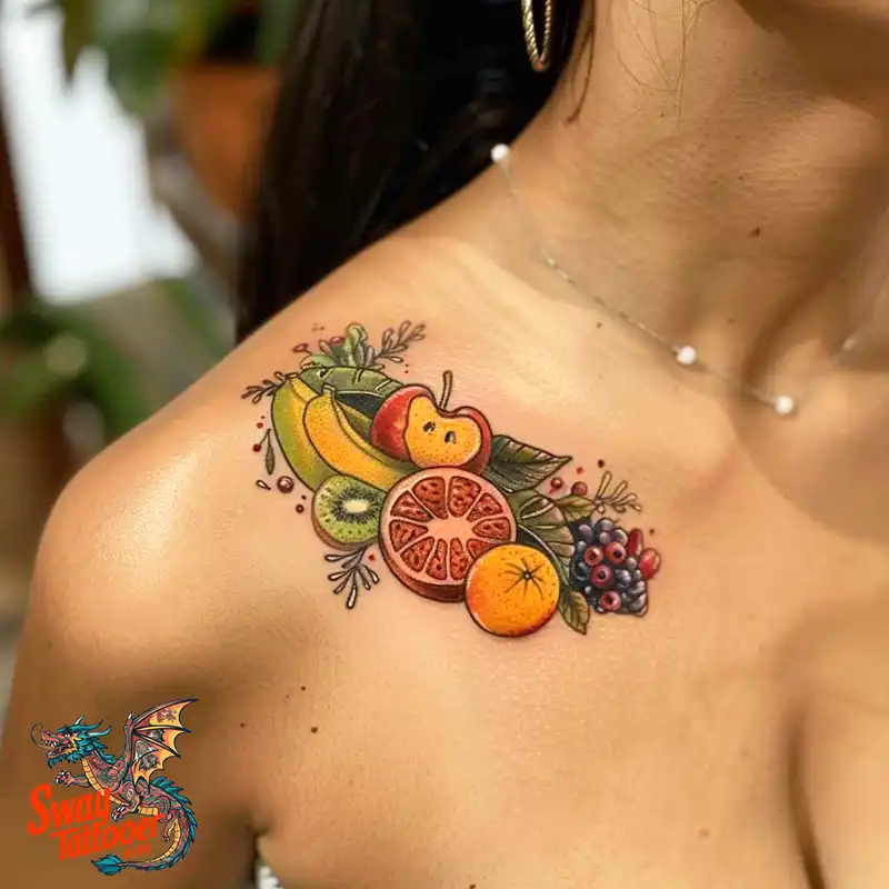 100 Fruit Tattoo Designs: Symbolism, Designs & Tips 70 Fruit tattoo