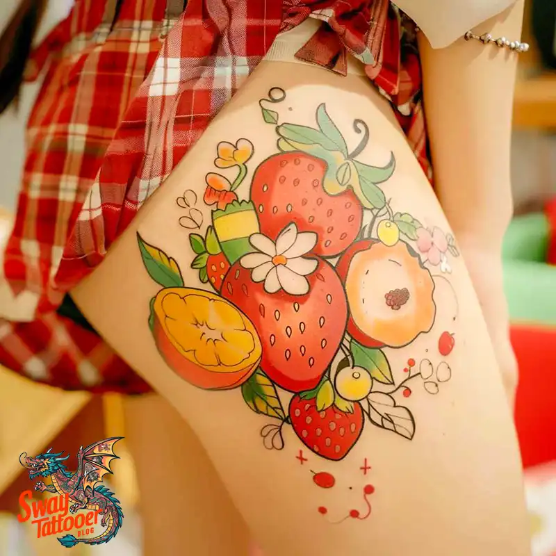 100 Fruit Tattoo Designs: Symbolism, Designs & Tips 57 Fruit tattoo