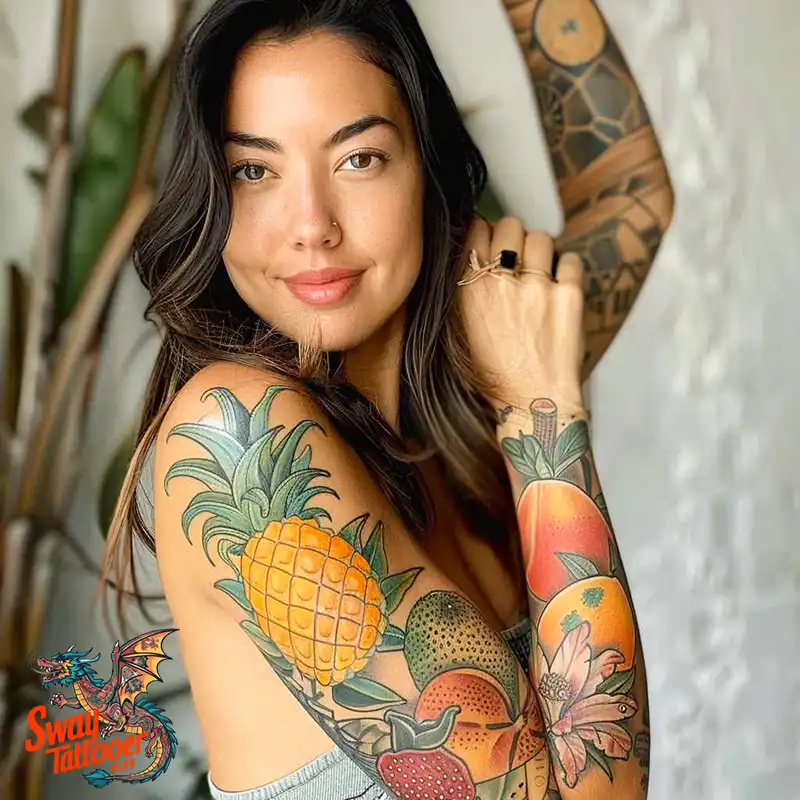 100 Fruit Tattoo Designs: Symbolism, Designs & Tips 46 Fruit tattoo