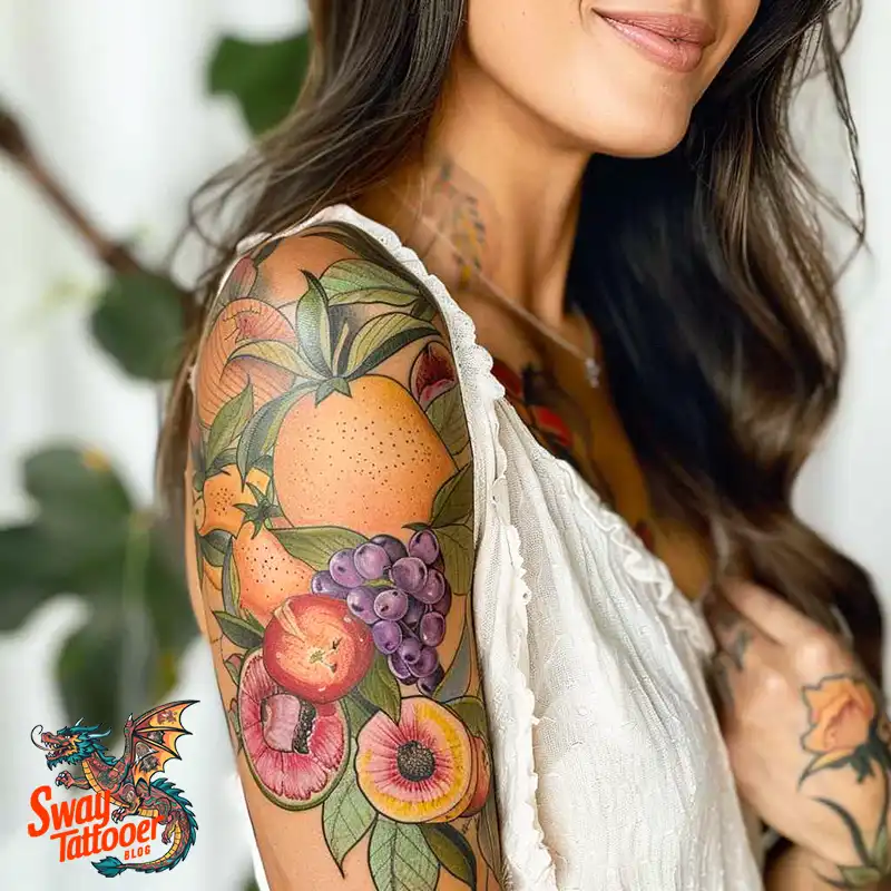 100 Fruit Tattoo Designs: Symbolism, Designs & Tips 45 Fruit tattoo
