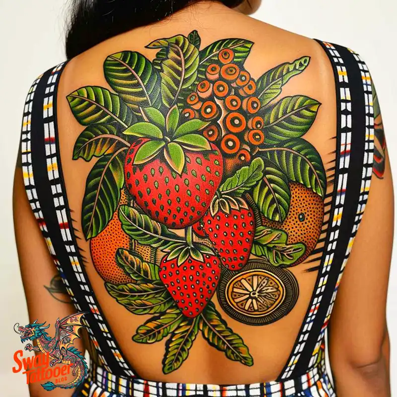 100 Fruit Tattoo Designs: Symbolism, Designs & Tips 44 Fruit tattoo