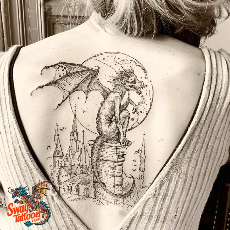 140 Gargoyle Tattoo Designs: Mythic Ink with Gothic Appeal 28 gargoyle tattoo