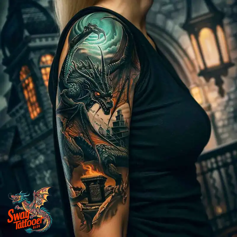 140 Gargoyle Tattoo Designs: Mythic Ink with Gothic Appeal 23 gargoyle tattoo