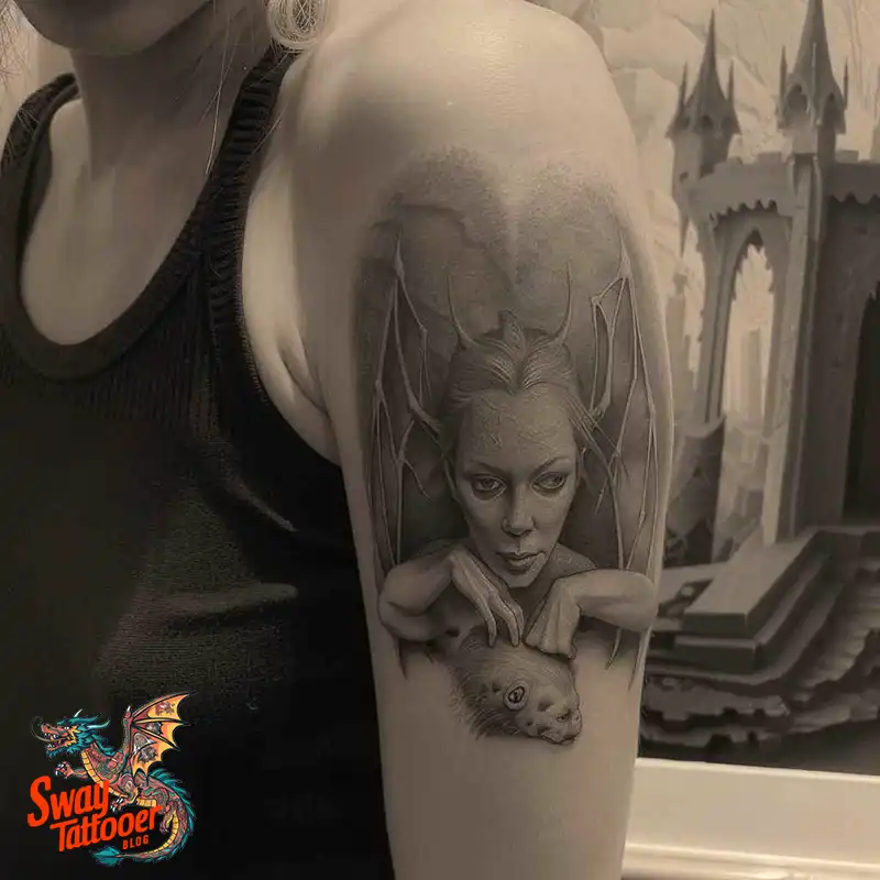 140 Gargoyle Tattoo Designs: Mythic Ink with Gothic Appeal 15 gargoyle tattoo