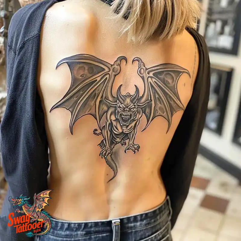 140 Gargoyle Tattoo Designs: Mythic Ink with Gothic Appeal 10 gargoyle tattoo