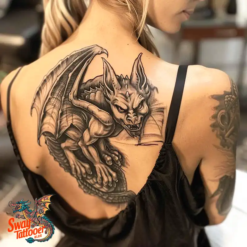140 Gargoyle Tattoo Designs: Mythic Ink with Gothic Appeal 9 gargoyle tattoo