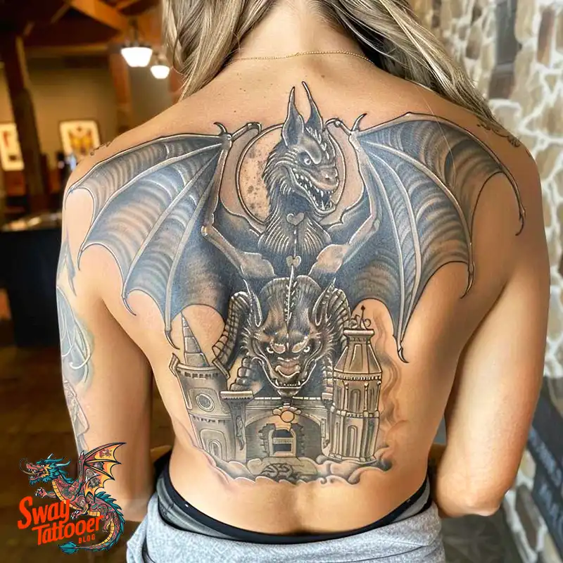 140 Gargoyle Tattoo Designs: Mythic Ink with Gothic Appeal 7 gargoyle tattoo