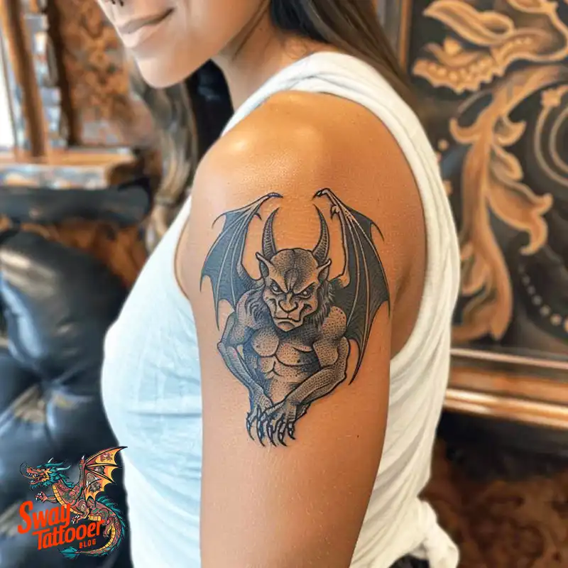 140 Gargoyle Tattoo Designs: Mythic Ink with Gothic Appeal 6 gargoyle tattoo