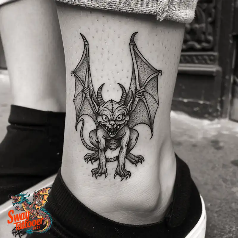 140 Gargoyle Tattoo Designs: Mythic Ink with Gothic Appeal 123 gargoyle tattoo