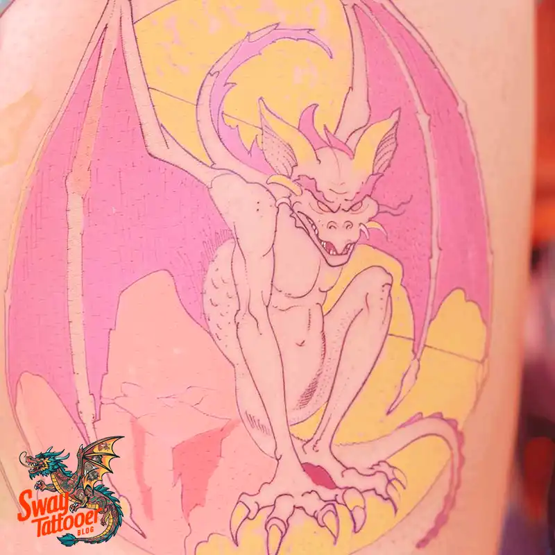 140 Gargoyle Tattoo Designs: Mythic Ink with Gothic Appeal 135 gargoyle tattoo