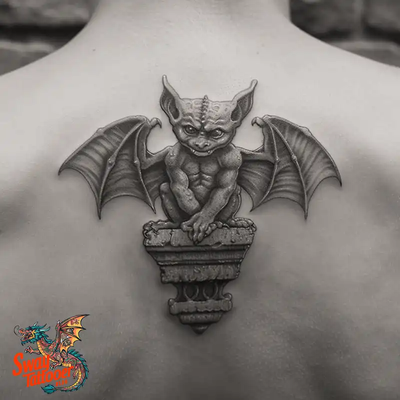 140 Gargoyle Tattoo Designs: Mythic Ink with Gothic Appeal 109 gargoyle tattoo