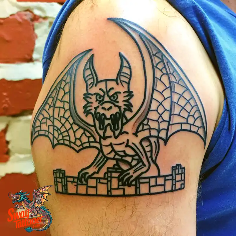 140 Gargoyle Tattoo Designs: Mythic Ink with Gothic Appeal 111 gargoyle tattoo