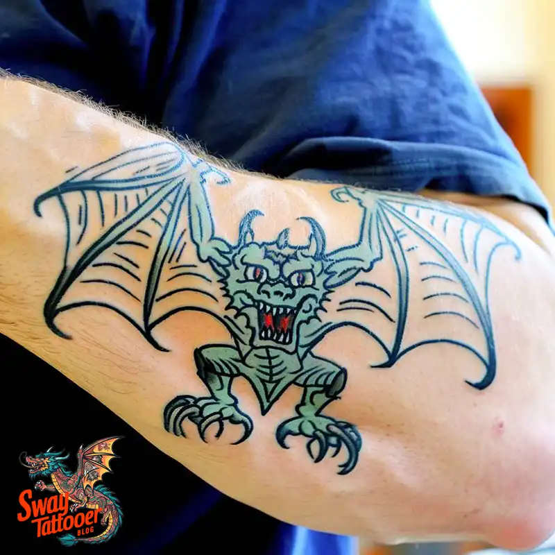 140 Gargoyle Tattoo Designs: Mythic Ink with Gothic Appeal 112 gargoyle tattoo