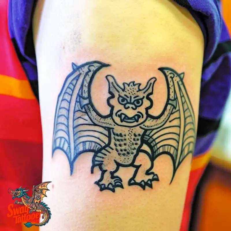 140 Gargoyle Tattoo Designs: Mythic Ink with Gothic Appeal 113 gargoyle tattoo