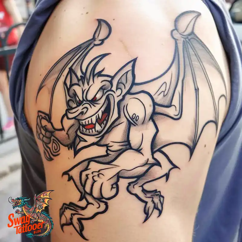 140 Gargoyle Tattoo Designs: Mythic Ink with Gothic Appeal 114 gargoyle tattoo