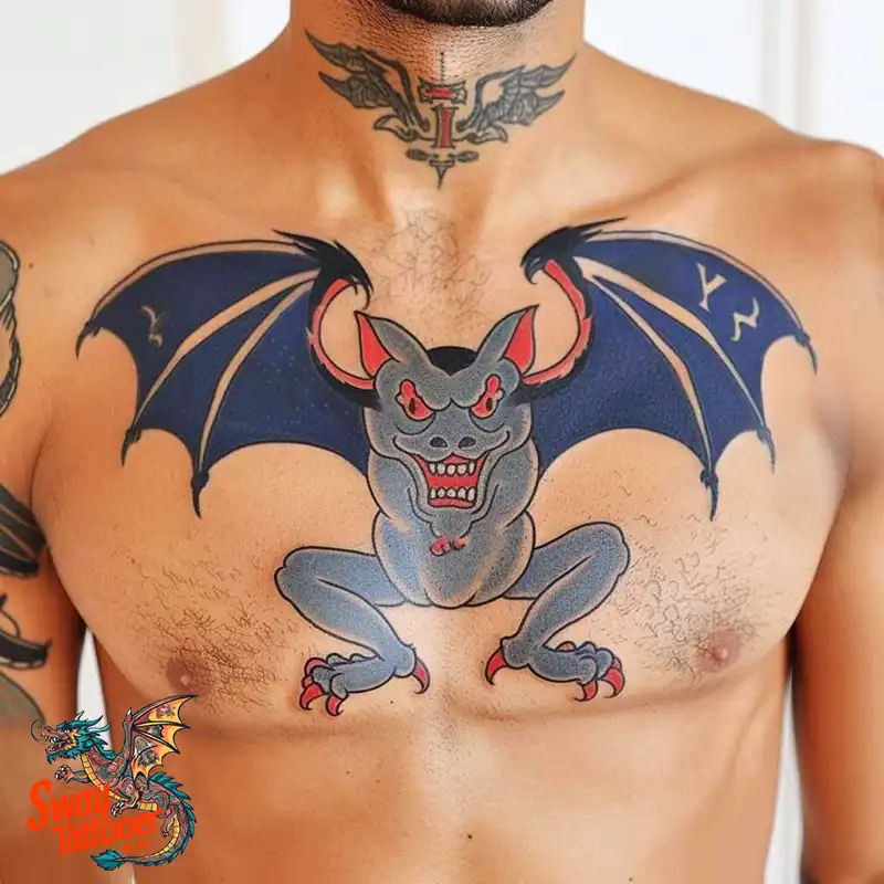 140 Gargoyle Tattoo Designs: Mythic Ink with Gothic Appeal 99 gargoyle tattoo
