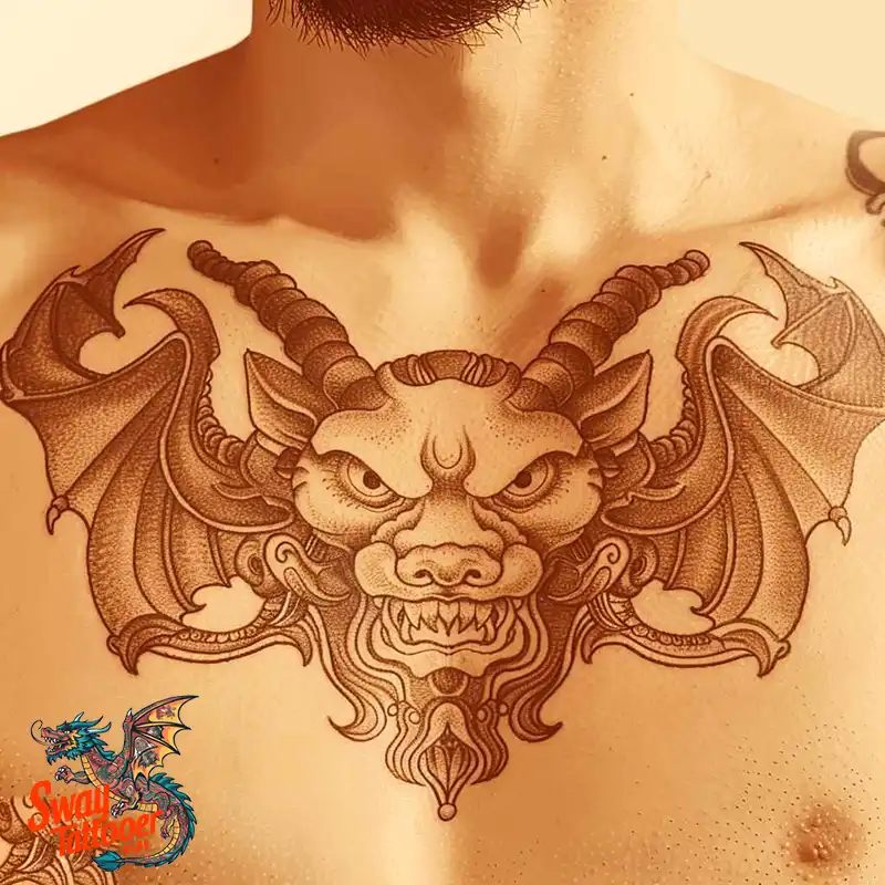 140 Gargoyle Tattoo Designs: Mythic Ink with Gothic Appeal 102 gargoyle tattoo